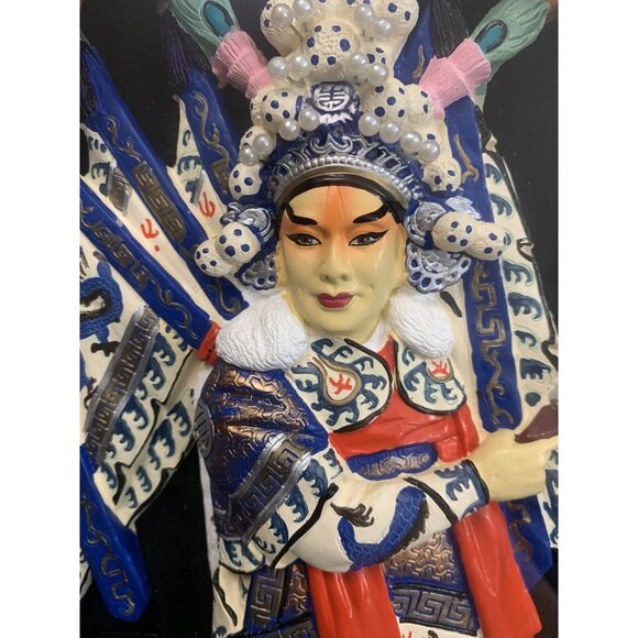 Framed 3D Art Chinese Historical Culture Shadowbox Zhou Yu Music Battle Chibi - Picture 2 of 12